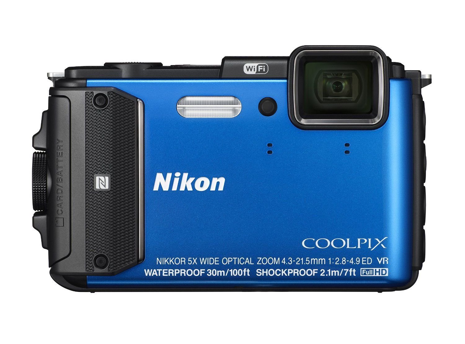 Buy Nikon Coolpix Aw130 16MP Point and Shoot Digital Camera (Blue 