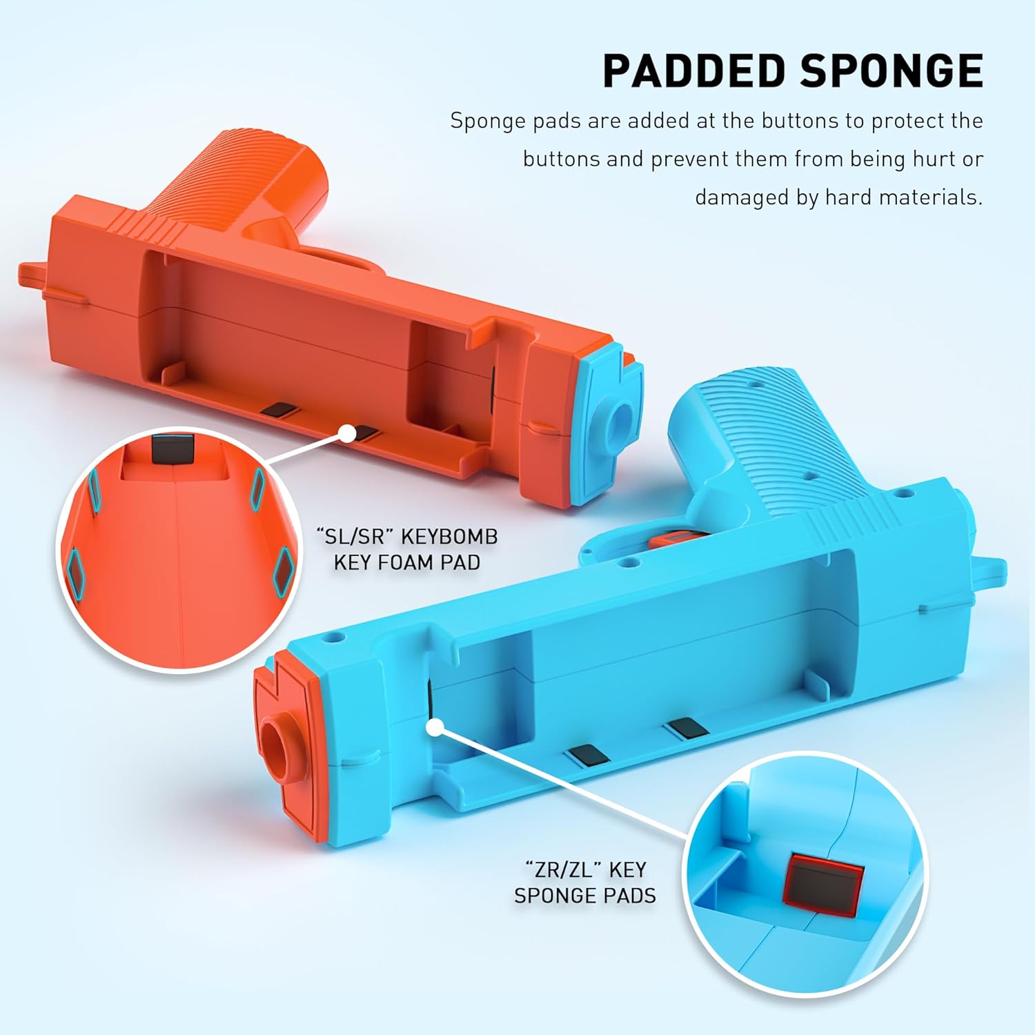 FANPL Game Gun for Nintendo Switch 2 JoyCon, Controller Grip for Sniper Elite, Hunting Simulator, for Wolfenstein 2, for Splatoon, for Big Buck Hunter Arcade and Other Switch Shooting Games, 2 pack - Image 5