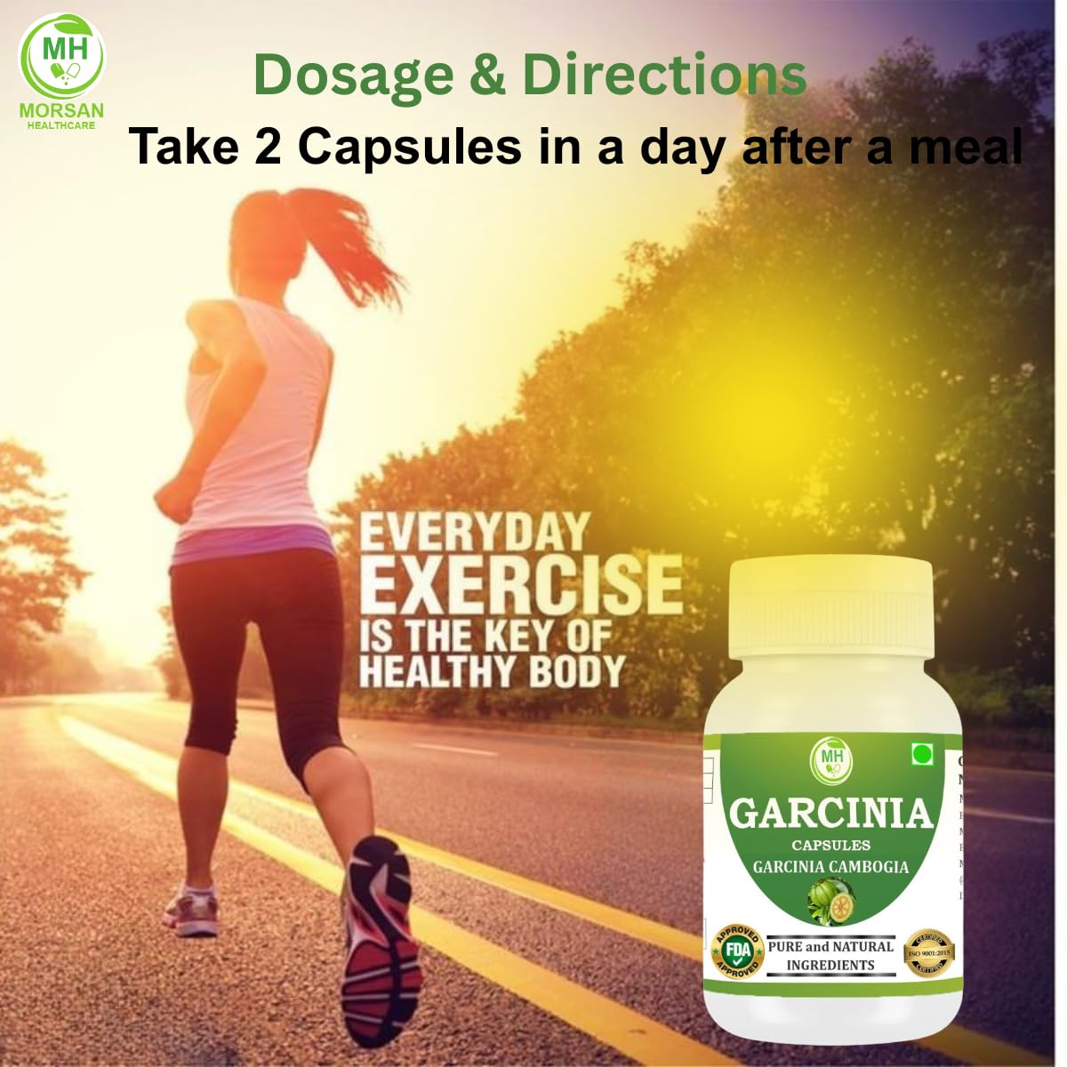 Garcinia Cambogia Capsules 500 mg – 60 Veg Capsules | Natural Fruit Extract | Plant-Based Herbal Supplement | Vegan & Gluten-Free (PACK OF 1) — Amazon image 6