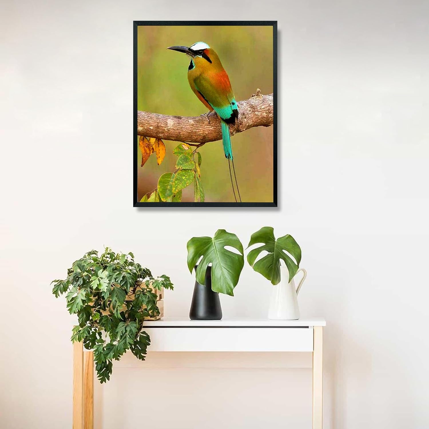 Mxtallup 18x23 Picture Frame Solid Wood Poster Frame for Wall 18x23 Photo Frames Family Black (T22B1823)