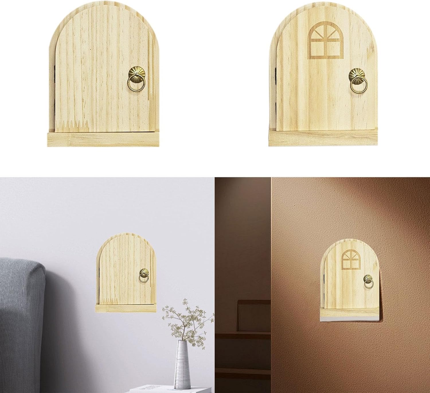 Wood Door Outlet Cover Wooden Switch Protective Cover for Bedroom Home Cabin A Home & Garden| Home Improvement| Electrical & Solar| Switch Plates & Outlet Covers