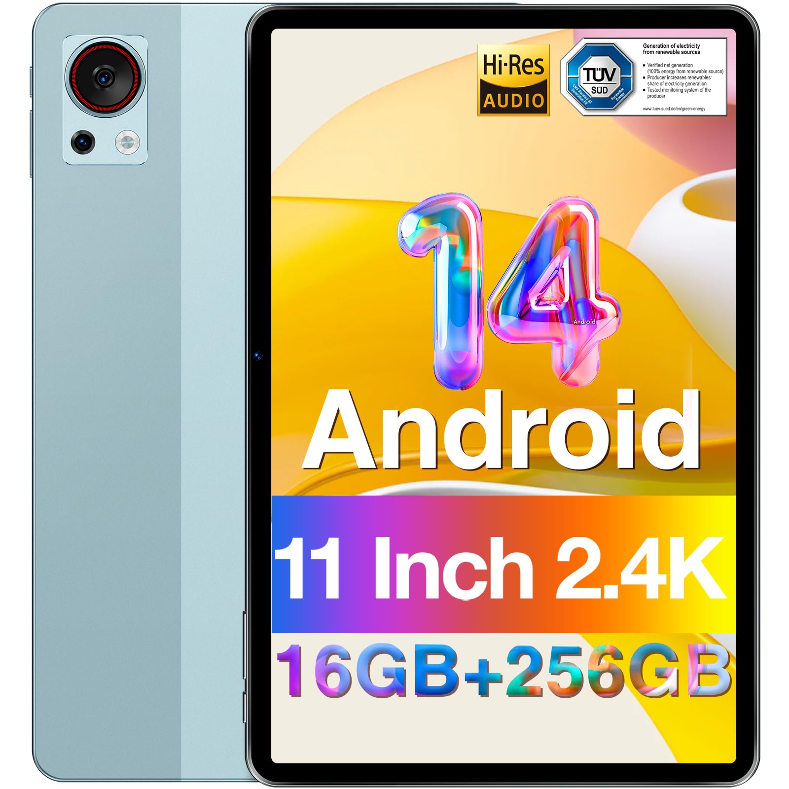 タブレット 11インチ DOOGEE T30S Android 256GB DOOGEE T30S Tablet 11'' Android 14 2024, 2.4K Tablet, 16(6+10) GB