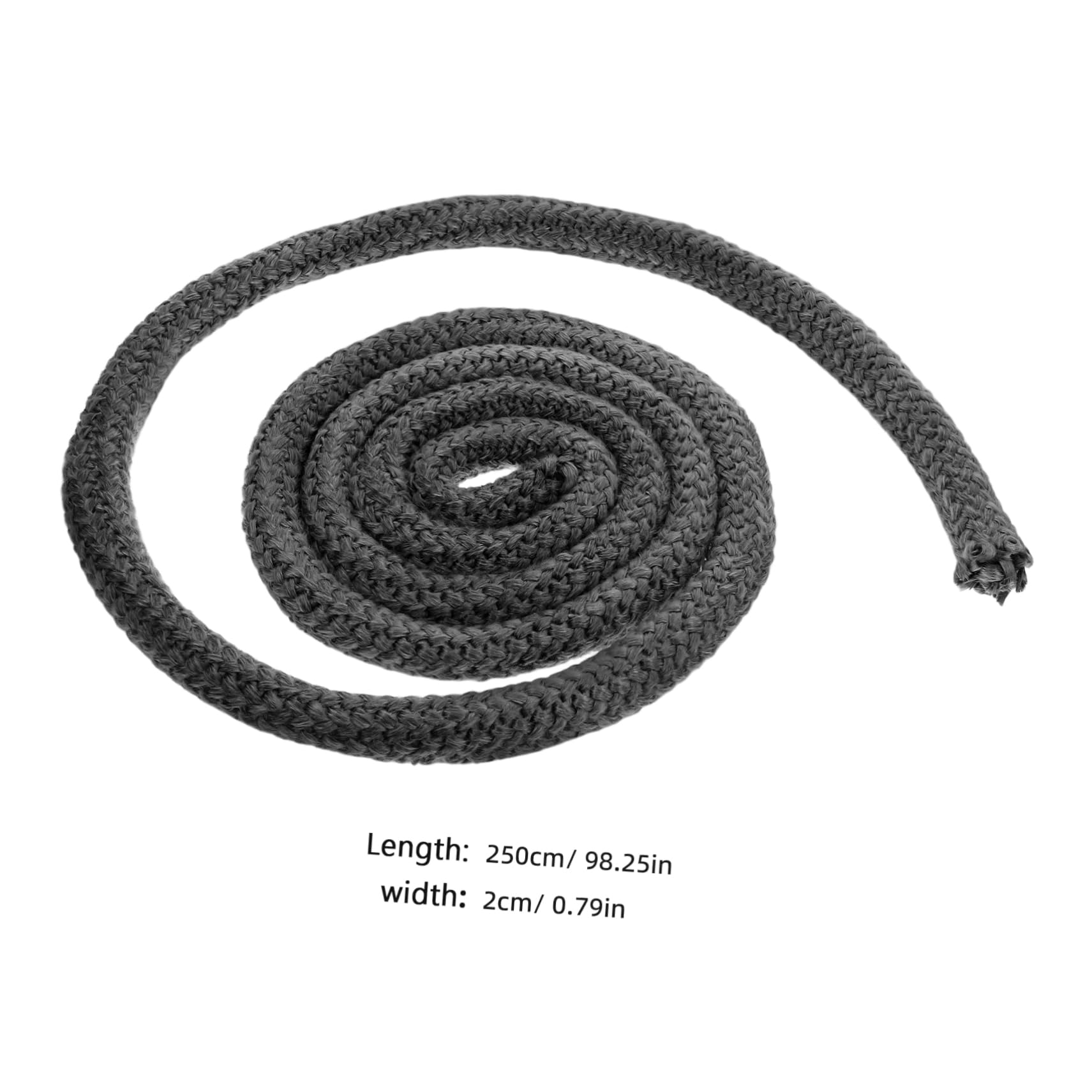 Hemobllo 5m Corda di Guarnizione per Porta a Legna Resistente al Calore per Caminetti Pellet e Forni Industriali Facile da Installare e Sostituire