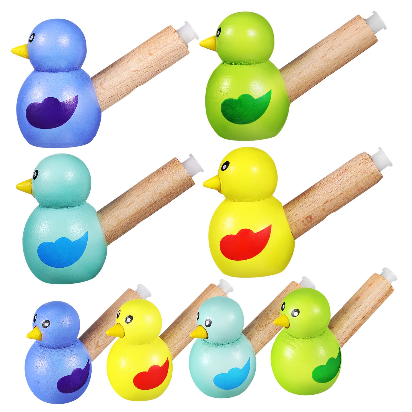 4 Pcs Sifflet Oiseau Bois Dessin Anim Enfant Anniversaire Drôle D