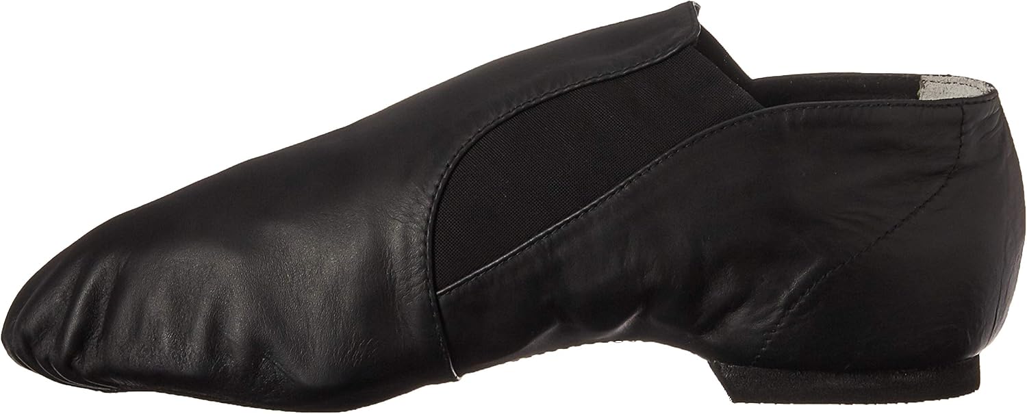 Bloch Dance Men's Elasta Bootie Leather and Elastic Split Sole Jazz Shoe