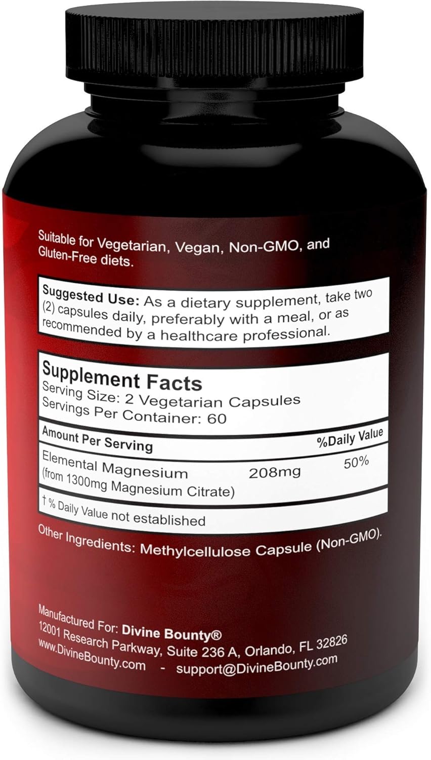 Divine Bounty Digestive Enzymes with Probiotics & Magnesium Citrate Bundle