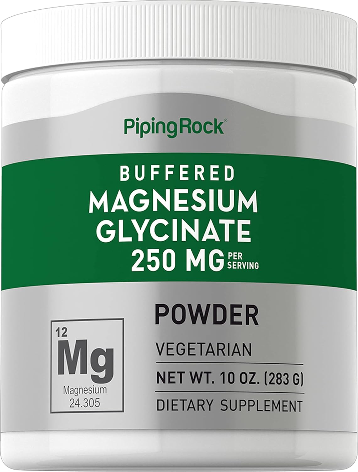 Magnesium Glycinate Powder 250 mg 10 oz Buffered
