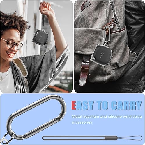 Miniatura 8 de Con bloqueo de seguridad Funda transparente para Samsung Galaxy Buds 2 ProGalaxy Buds 2Galaxy Buds ProGalaxy Buds Live, accesorios con kit de