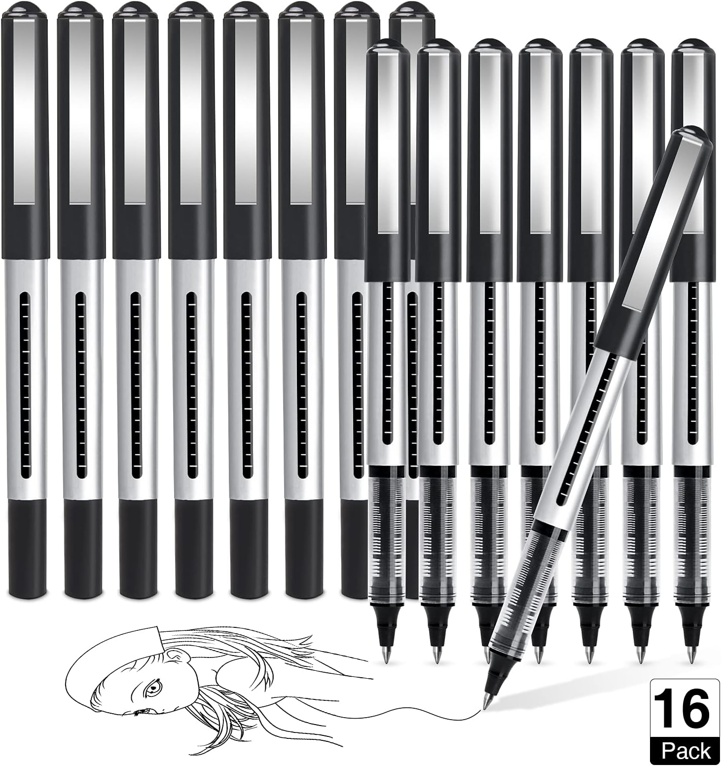 Inc. R2 Precision Rollerball Pens 0.5 mm Ultra FinePoint