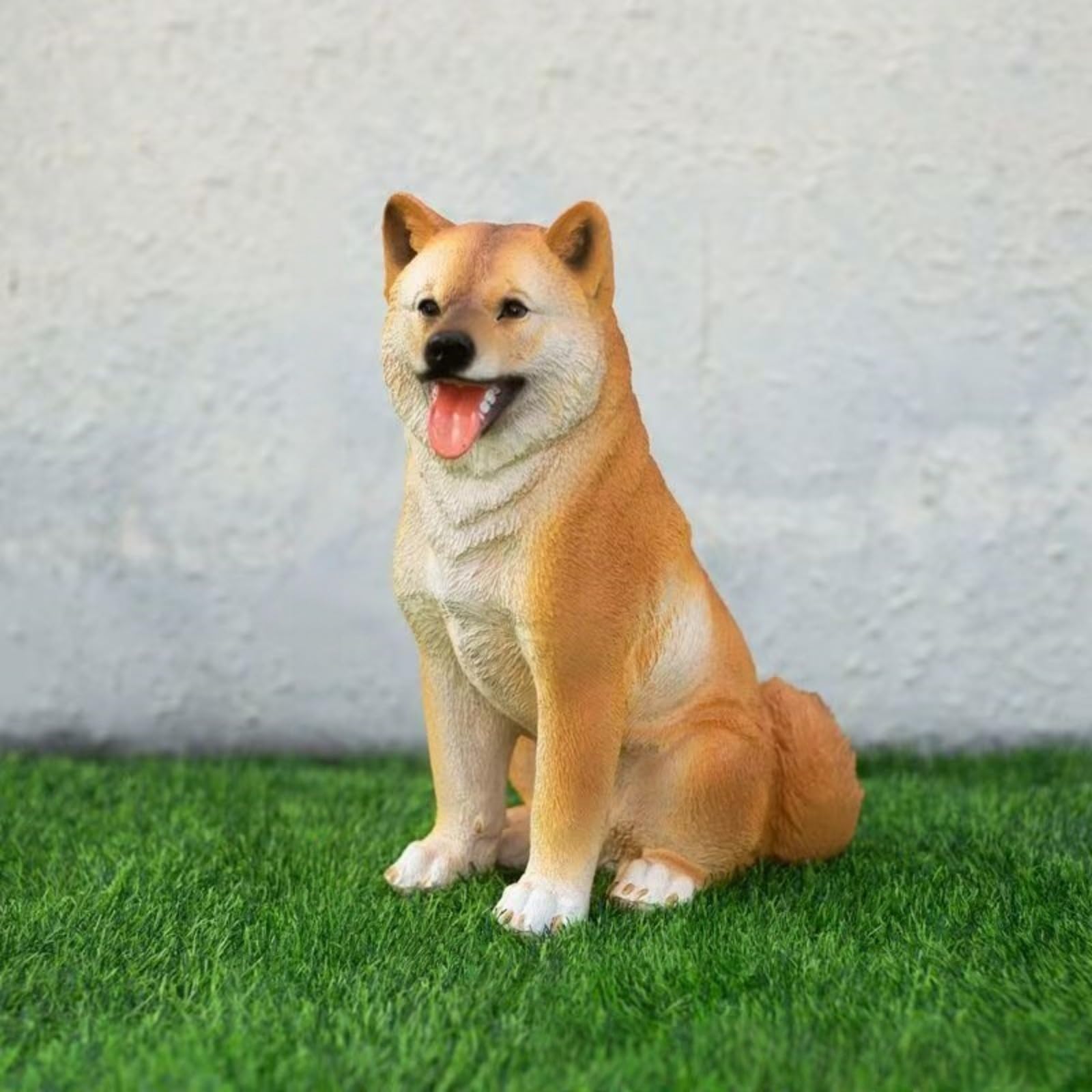 Amazon.co.jp: 柴犬の置物 犬置物小さい ガーデンオーナメント 屋外