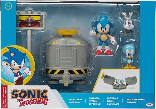 Miniatura 6 de Sonic The Hedgehog Diorama claro de nivel de 2.5" con Sonic, flicky & Pocky