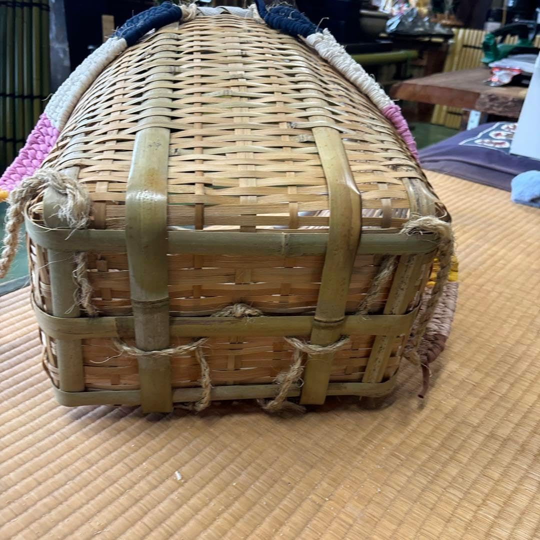 竹製背負い籠 楕円 【公式通販】