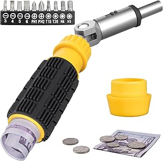 NiHome Ratchet Screwdriver Diversion Safe, Hidden Compartment Stash Container for Cash, Jewelry, Valuables, Realistic
