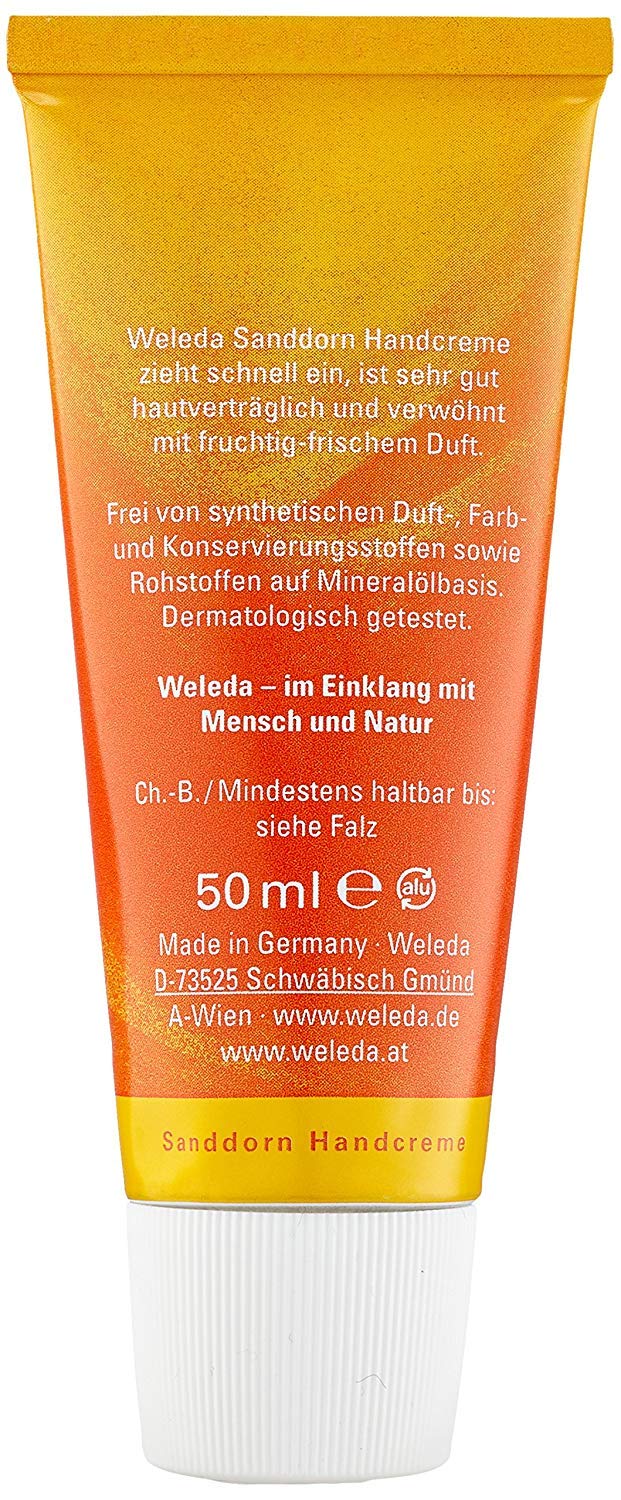 Weleda - Crema per le mani all'olivello spinoso, idratante, 50 ml