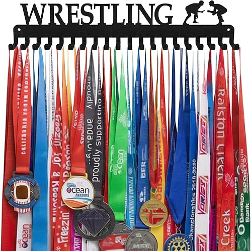 Vista 15 de Soporte para medallas – She Believed She Could She Did – Soporte personalizado para medallas para corredor de carreras deportivas, placa de metal