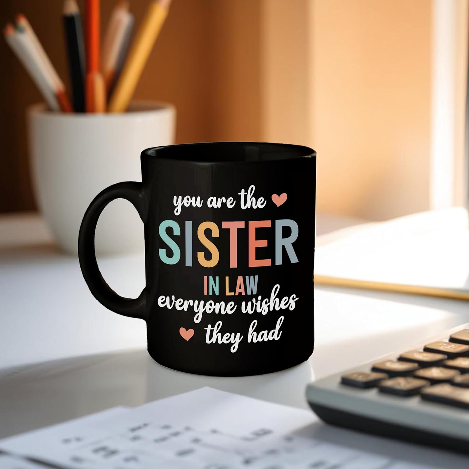 Sister in Law Mug - Best Sister in Law Gifts for Women, Birthday Gifts - Ceramic Coffee Mug 11 oz - Image 3