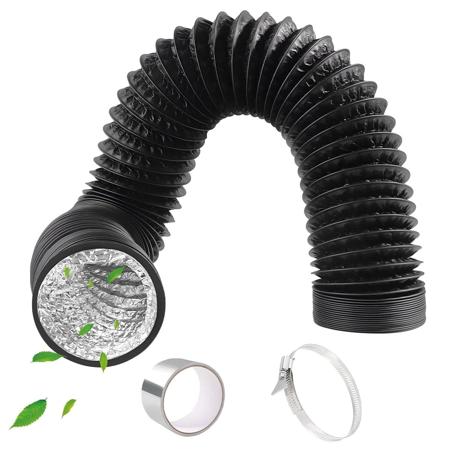 Tubo Di Sfiato Per Asciugatrice Ø150mmx3.0m Condotti Tubo Di Ventilazione