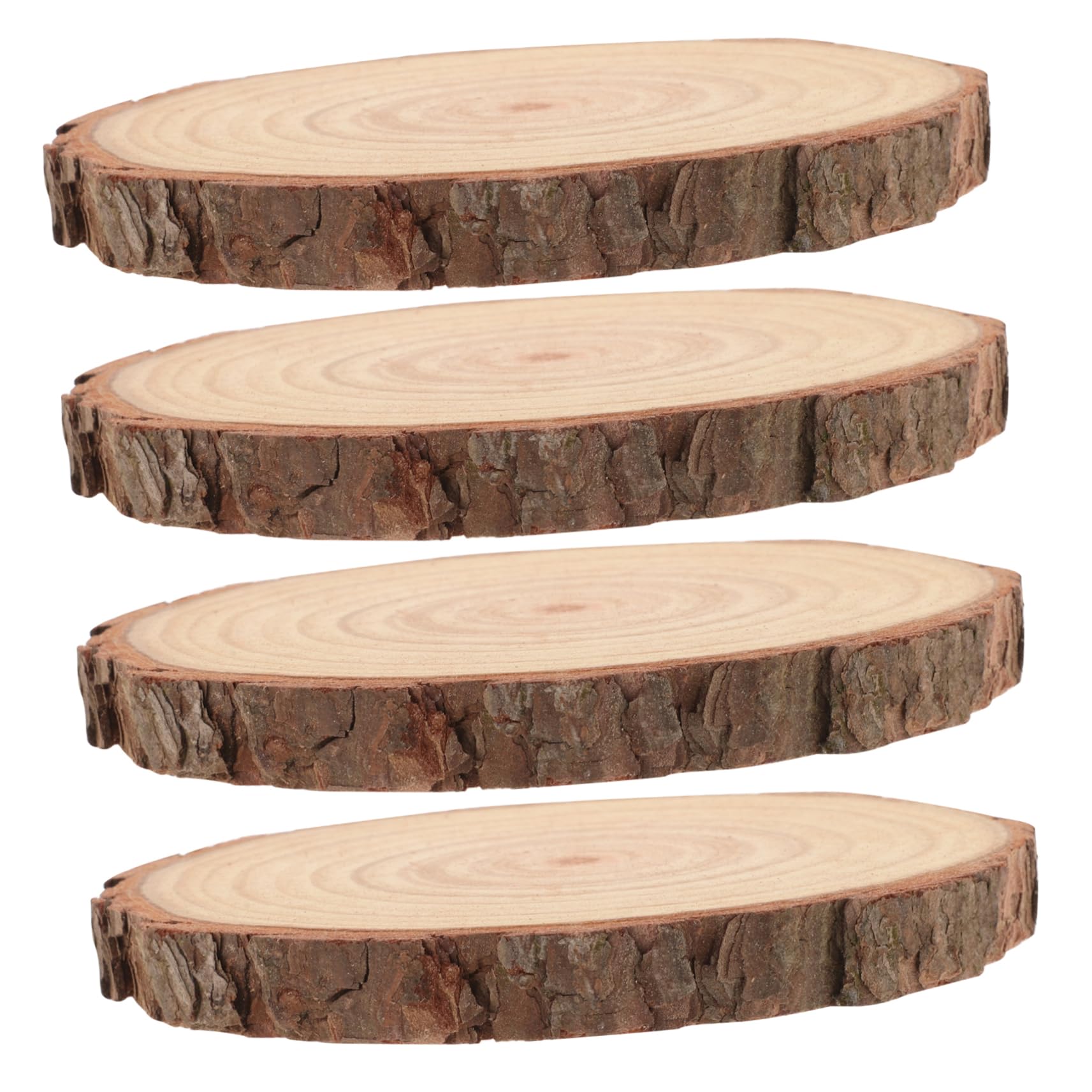 16stücke Unbehandelte Holzscheiben Für -projekte Runde Holzstücke Für Hochzeitsdeko Malen Und Basteln Natürliche Holzoberfläche