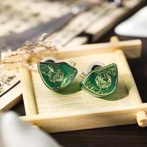 Miniatura 4 de Linsoul TANGZU Wan'er S.G HiFi - Auriculares intrauditivos de diafragma de PET con forma ergonómica, cable trenzado OFC desmontable de 2 pines para