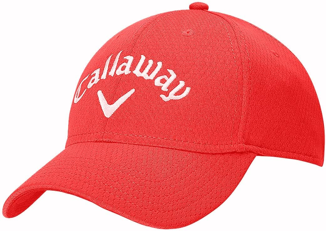 Callaway Golf Mens Side Crested Structured Adjustable Golf Cap Hat Dubarry