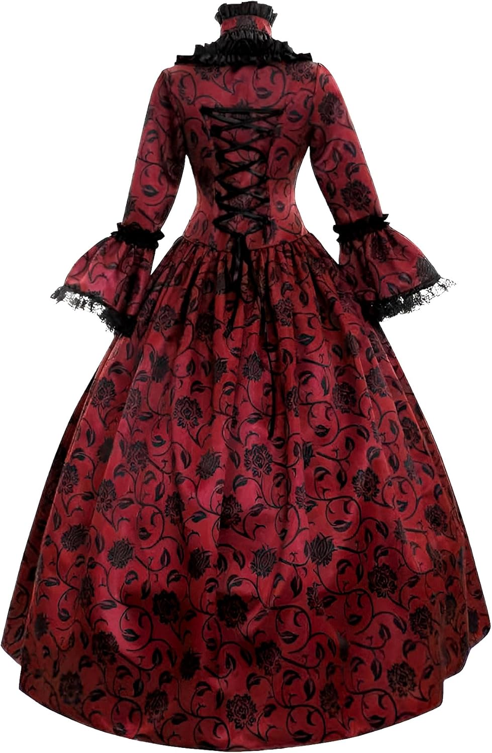 Abaowedding Women's Victorian Rococo Dress Inspiration Maiden Costume Vintage Dress - Image 2