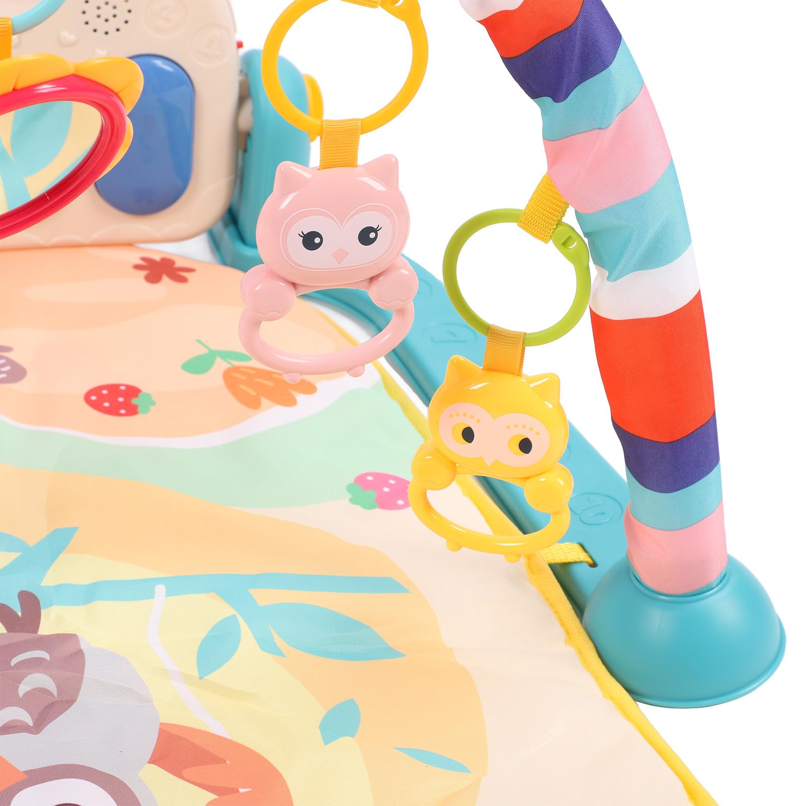 Estera de Gimnasio para Piano de Juego para Bebés, Juguete Educativo Temprano Multifunción, Estera de Actividades Musicales para Niños Pequeños