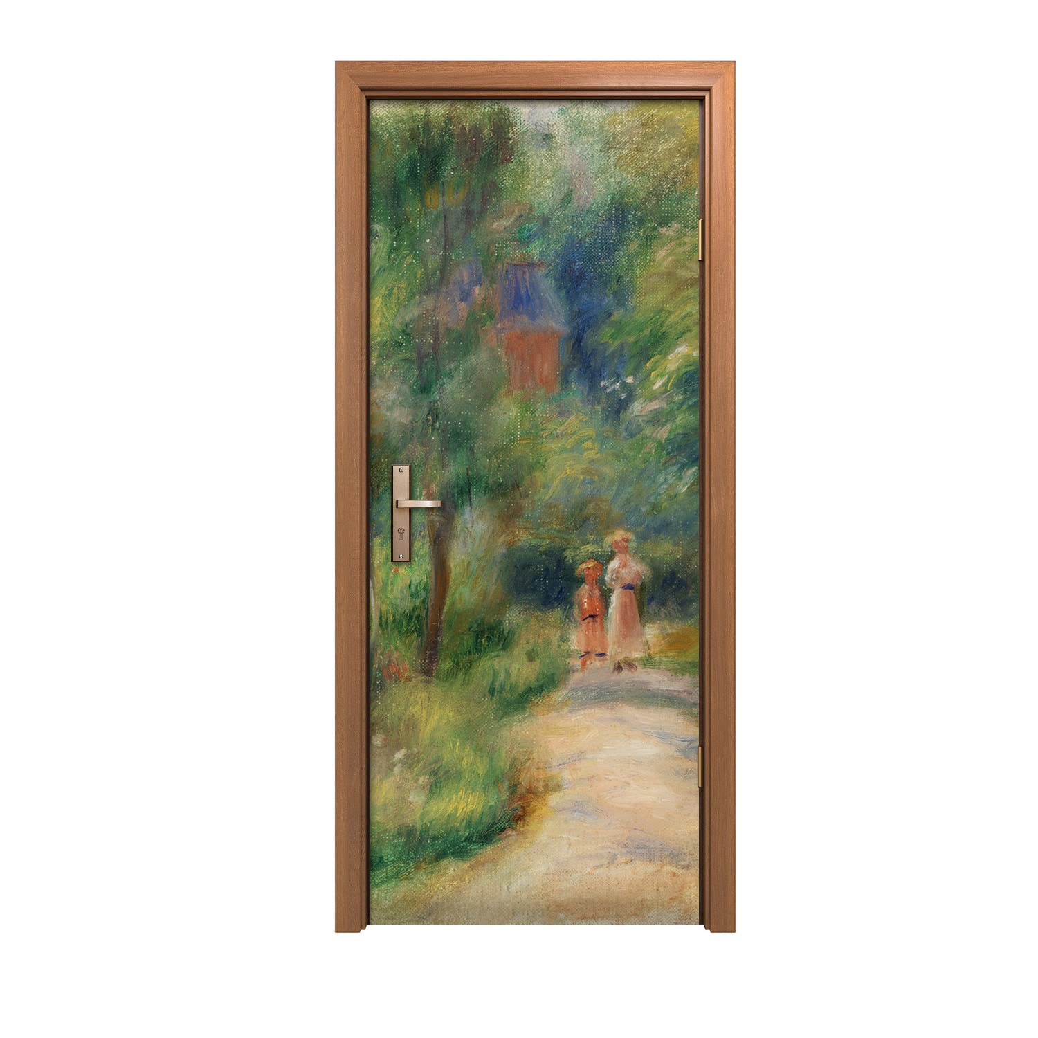 Autocollant de porte 90x200cm pour masquer les imperfections et décorer votre mur