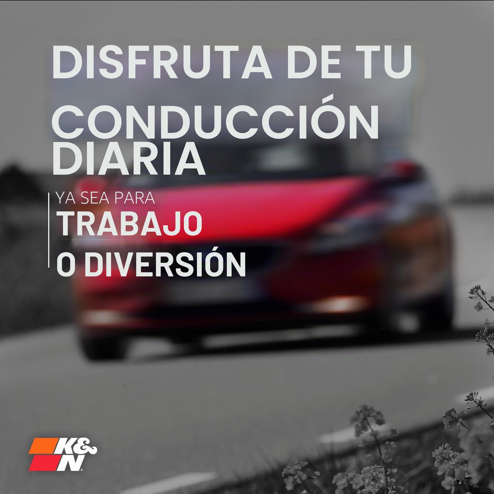 K&N 33-3005 Filtro de Aire Coche, Lavable y Reutilizable, negro