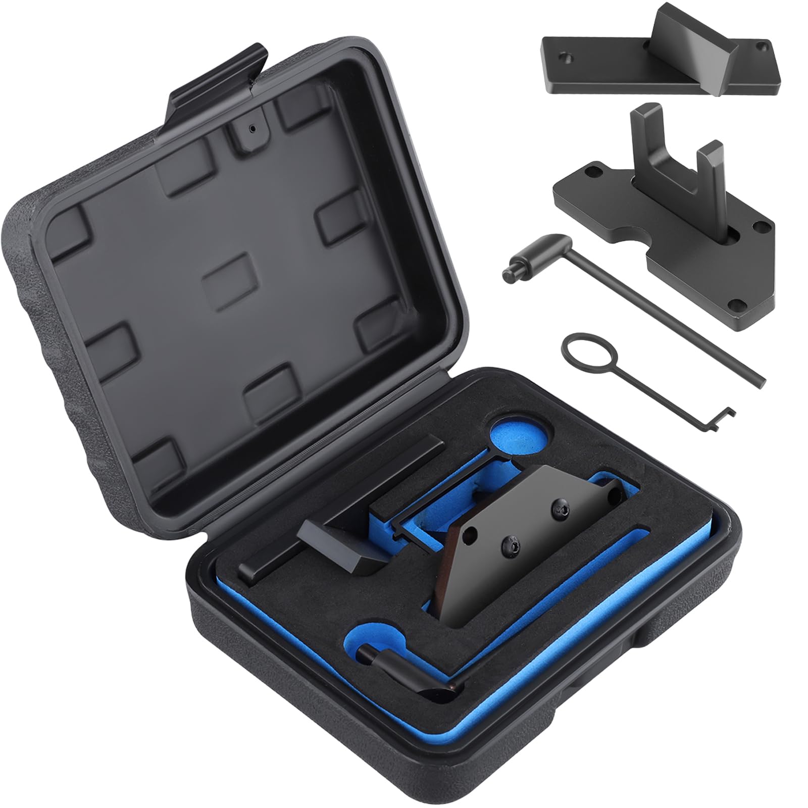 Engine Timing Tool Kit, 1.2GDI Car Engine Timing Tool Set with Camshaft Tool & Tensioning Locking Tool Compatible with Citroen Peugeot Opel 1.2 GDI PureTech, Engine Repair Timing Tool Replacement Belt