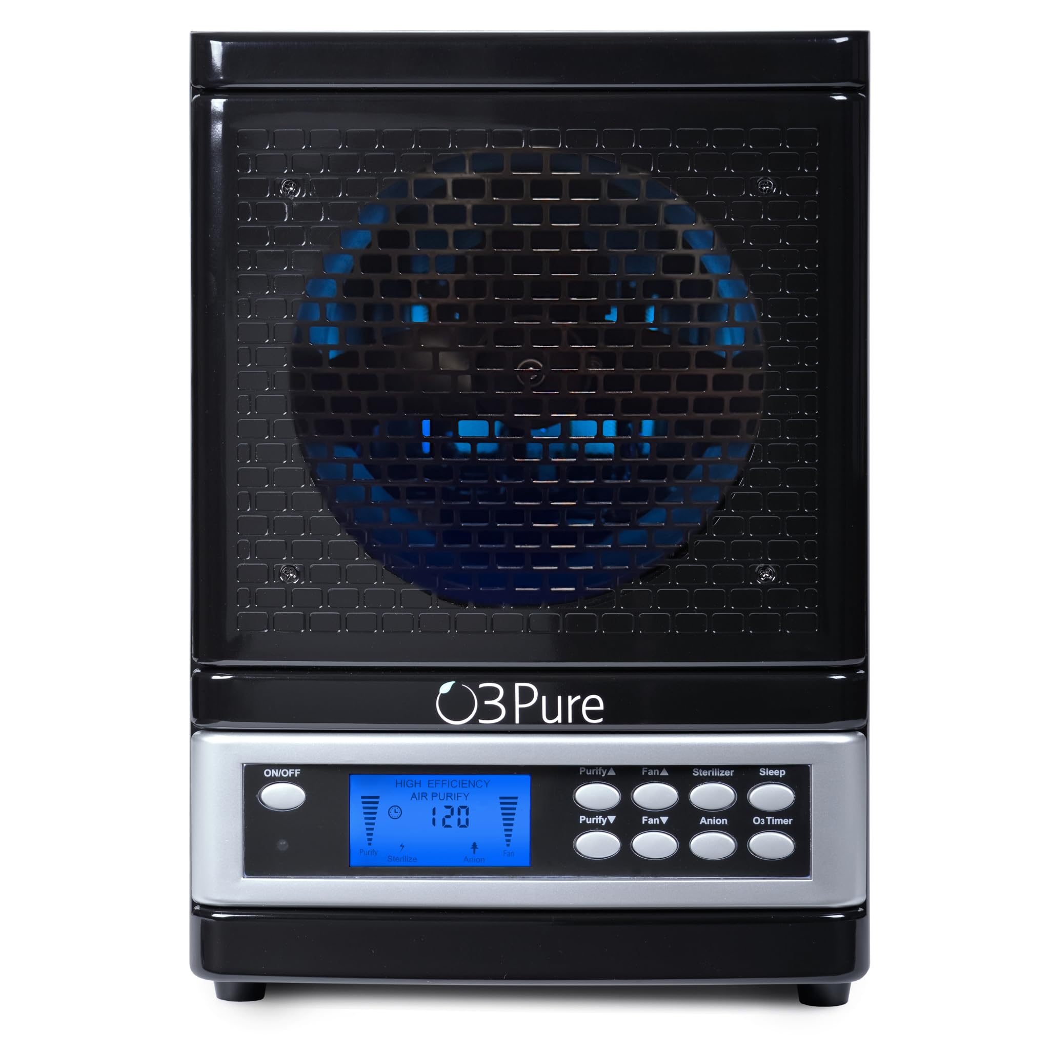 O3 Pure Whole Home Ozone and Ionizer Air Purifier with UV HEPA PCO and Carbon Filtration