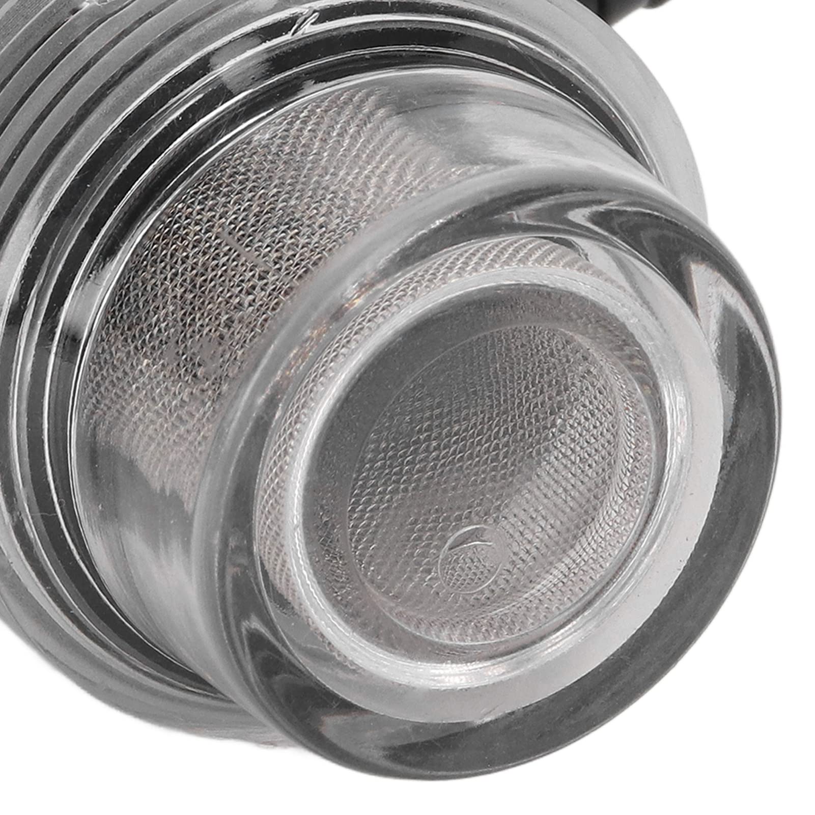 Filtro Pompa da 3/8 Pollici 1/2 Pollici Filtro Pompa DC 12V, Filtro Pompa Acqua in Linea Stainer Barb ABS Uscita 3/8 Pollici 1/2 Pollici per Pompe DC 12V 80 PSI
