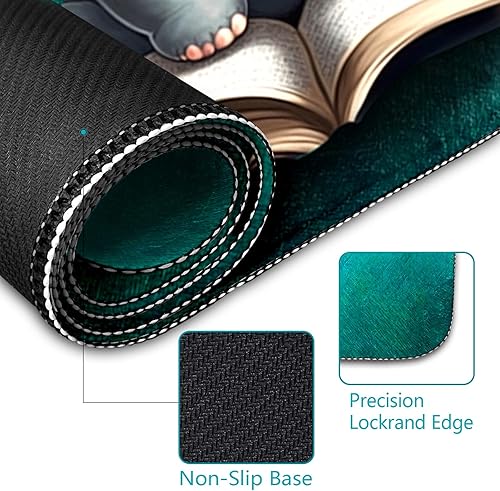 Miniatura 6 de Alfombrilla de mouse de elefante para escritorio, bonita alfombrilla de escritorio, alfombrilla de mouse grande antideslizante para computadora,