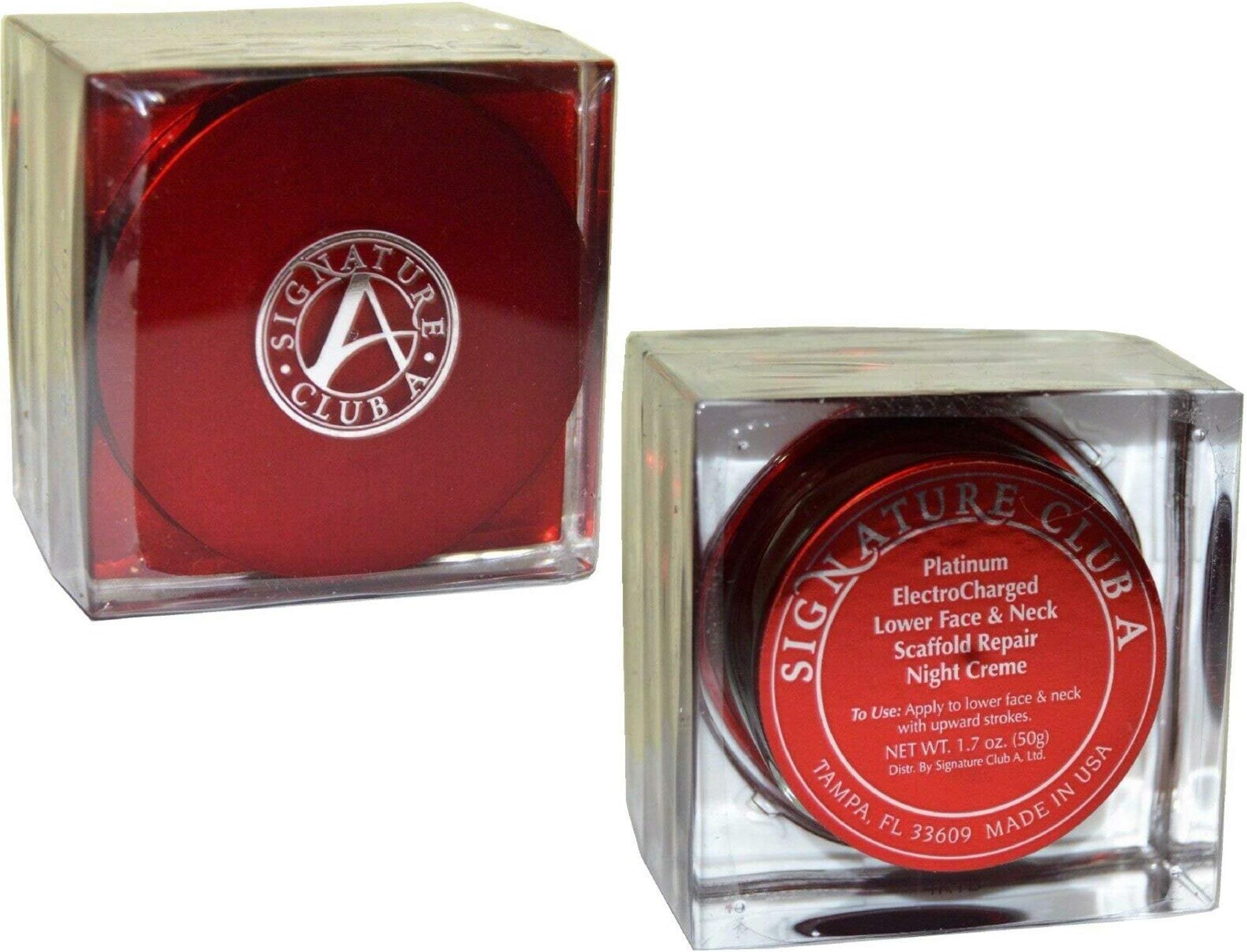 Signature Club A Platinum MatrixEM Lower Face & Neck Scaffold Repair Night Creme Cream