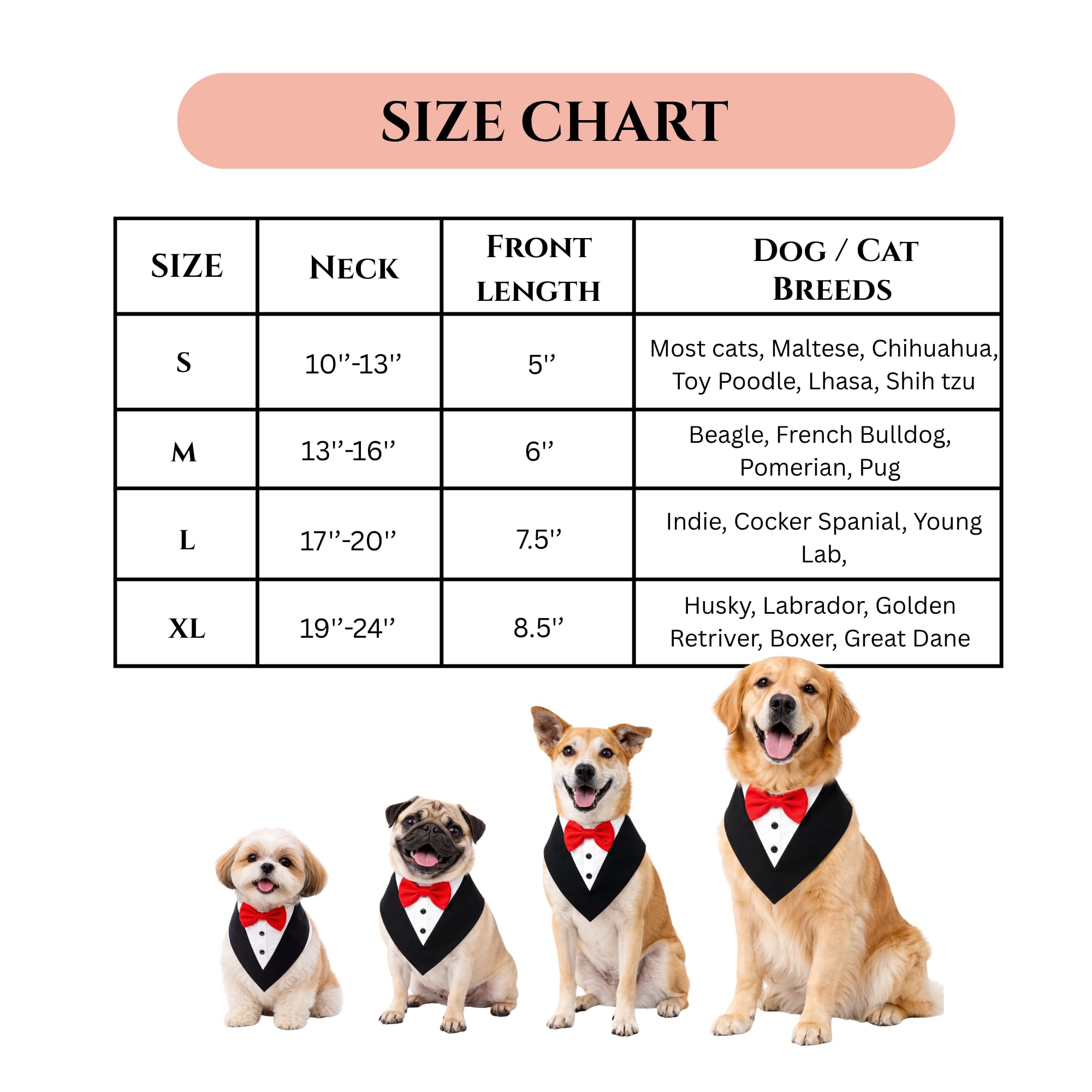 Dog-O-Bow Red Velvet Tuxedo Vest Bandana for Dogs | Soft, Elegant & Comfortable (Small Size) 4