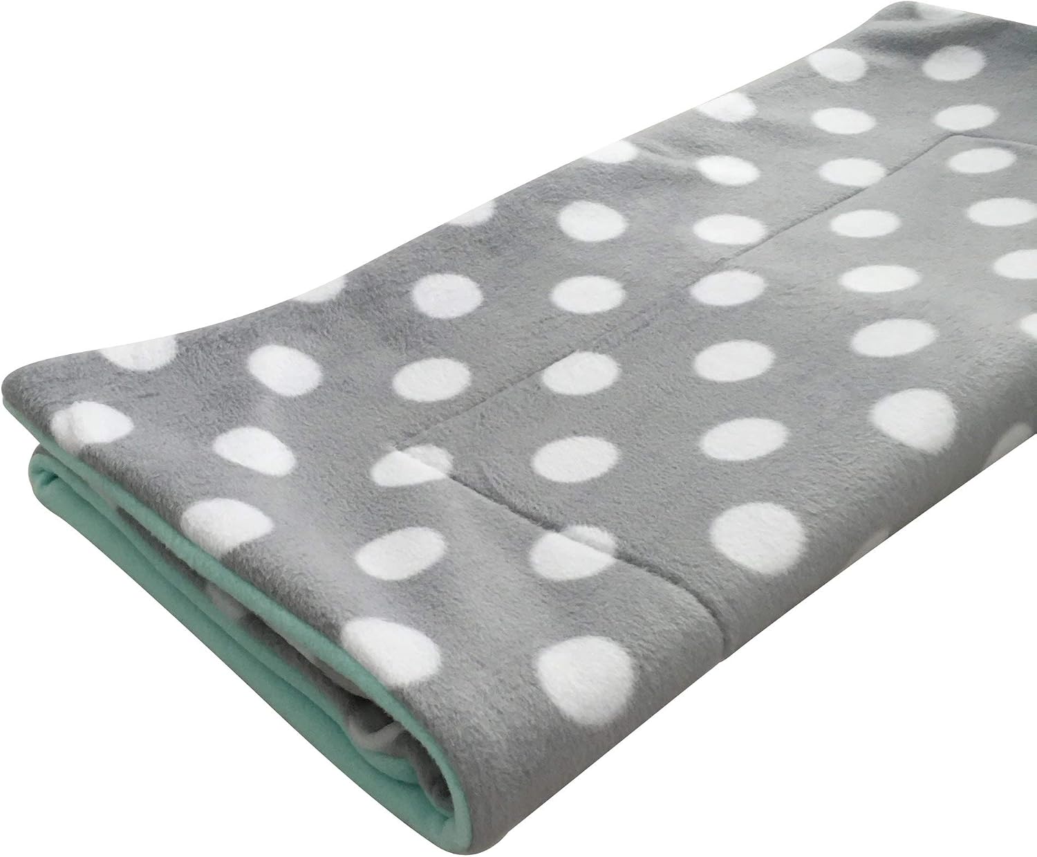 Small Pets and Company Guinea Pig Fleece Cage Liner | Fleece Guinea Pig Bedding | Midwest, C&C, Corner Pad (Midwest, White Dots on Gray)