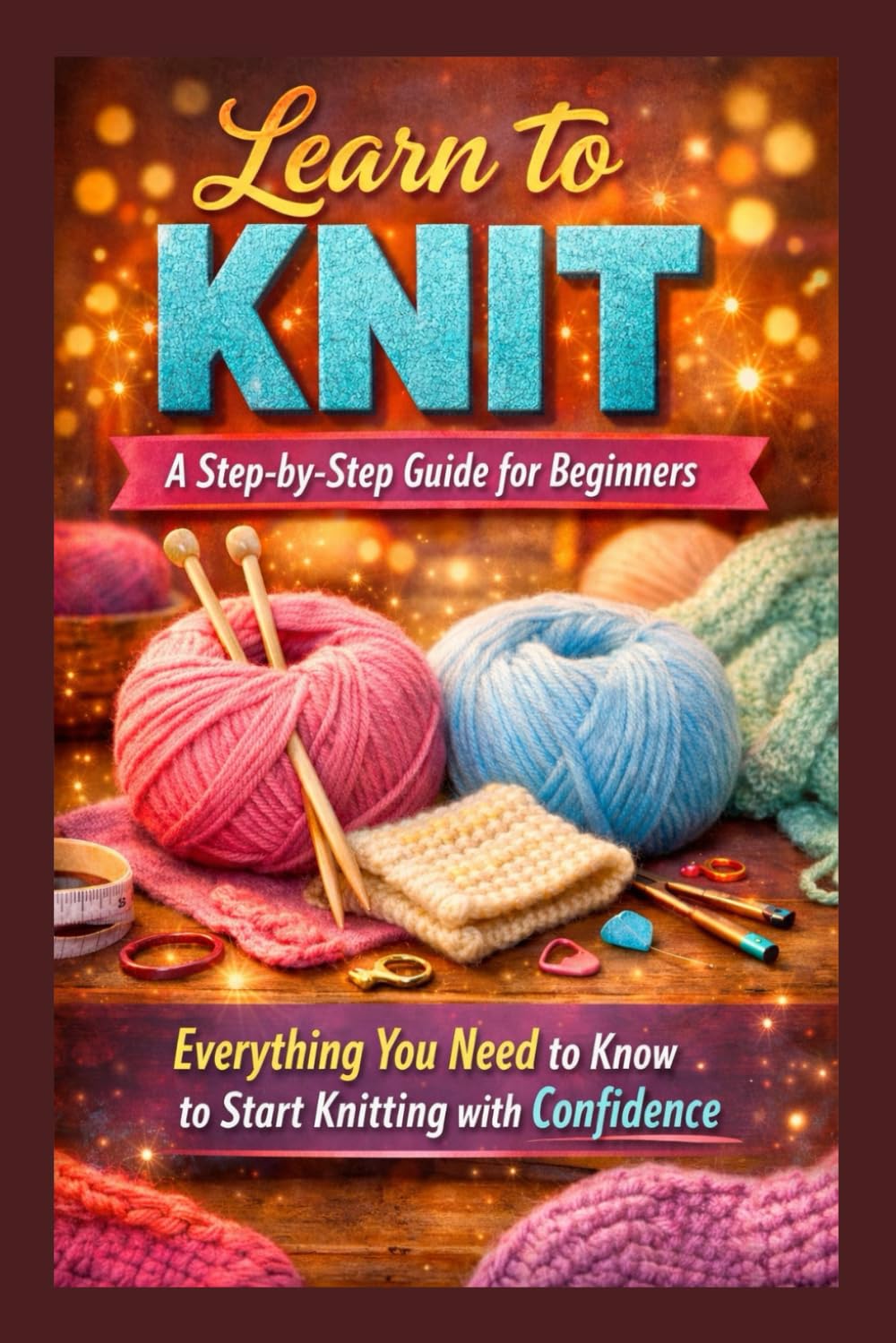 Learn to Knit: A Step-by-Step Guide for Beginners: Everything You Need to Know to Start Knitting with Confidence