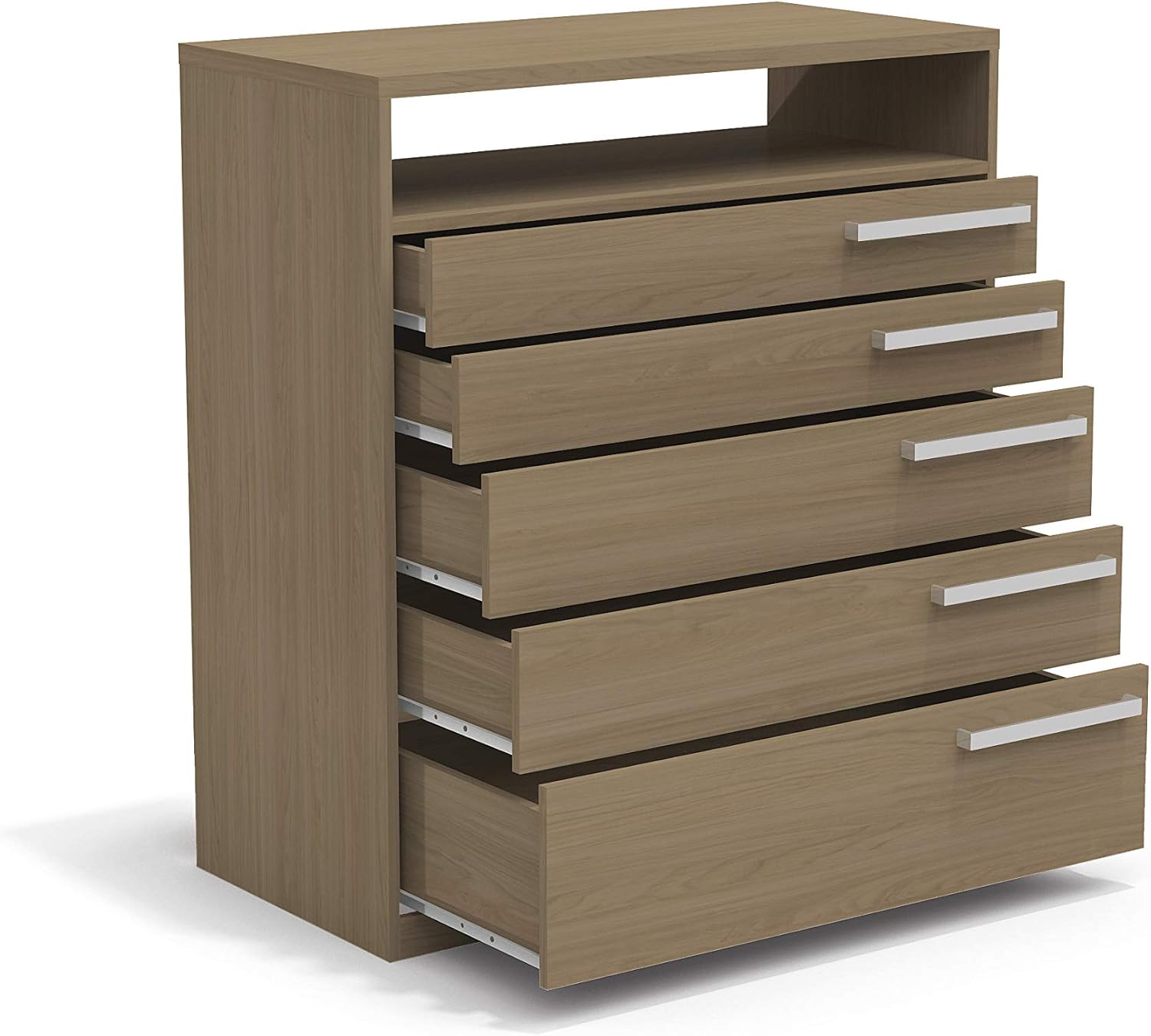 Kappesberg S725 5-Drawer Chest with drawers open