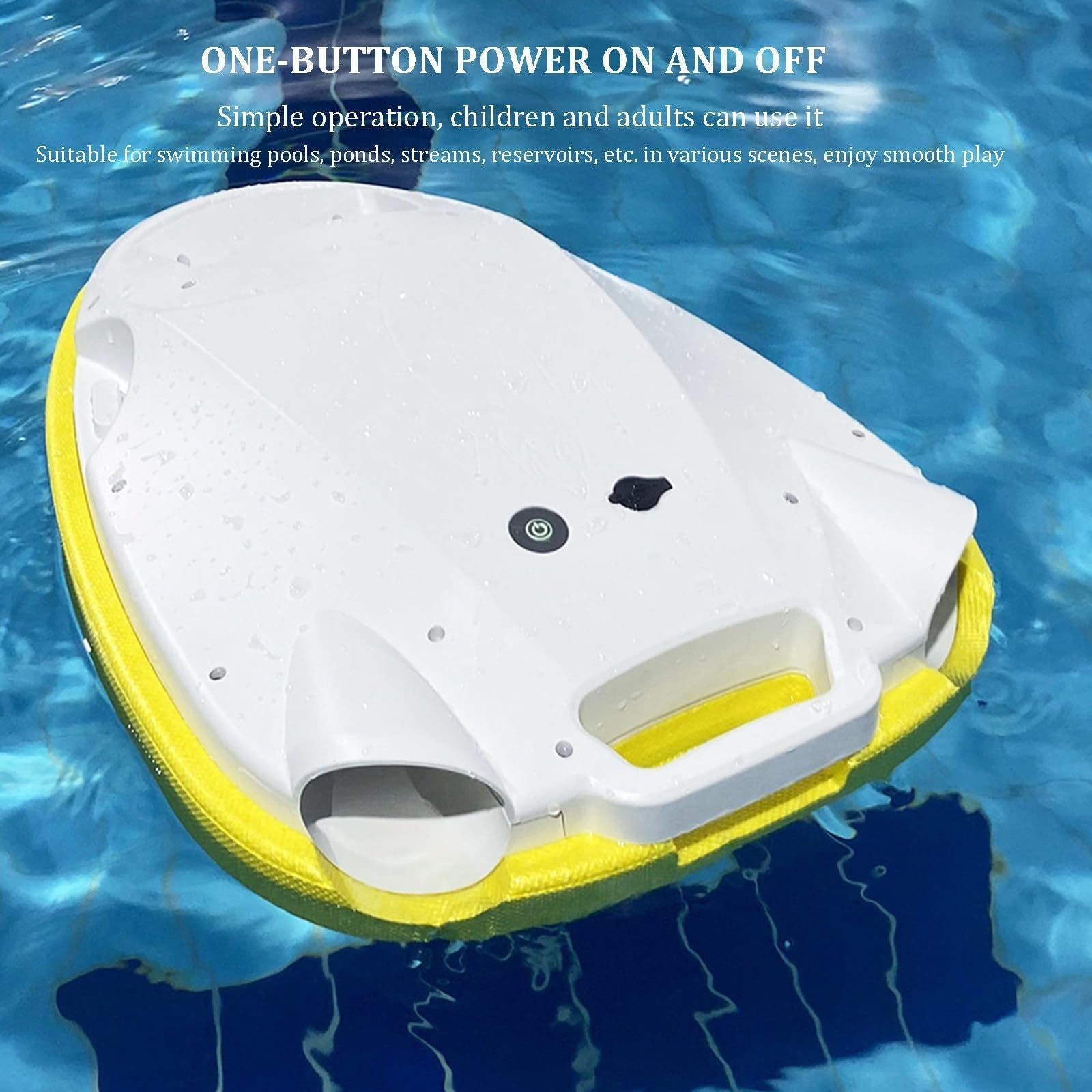 Scooter submarino eléctrico de 300W, tablero de flotabilidad de agua recargable 60000mAh, ayuda de natación impermeable IP68 para piscinas, snorkel, buceo y aventuras oceánicas, control portátil y fác