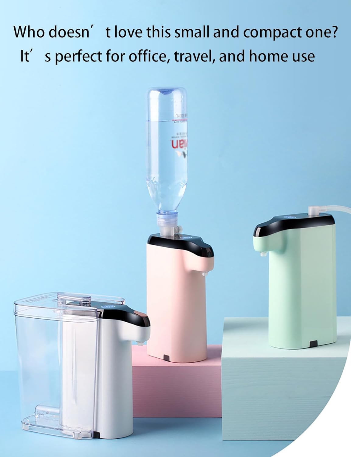 Instant Hot Water Dispenser, Baby Bottle Warmer, Mineral/Bottled Water Dispenser, Portable Water Warmer for Travel, Restaurants, Parties