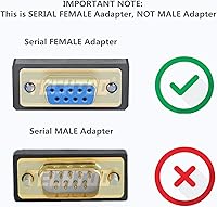Vista 5 de Adaptador convertidor hembra USB 2.0 a RS232 DB9 con chipset PL2303 Prolífic para Win10 8.1 8 7 Vista XP 2000 Andorid Linux Mac OS X 10.6 y superior