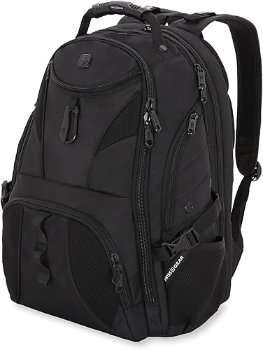 SwissGear 1900 Scansmart TSA - Mochila para portátil de 17 pulgadas, NegroNegro