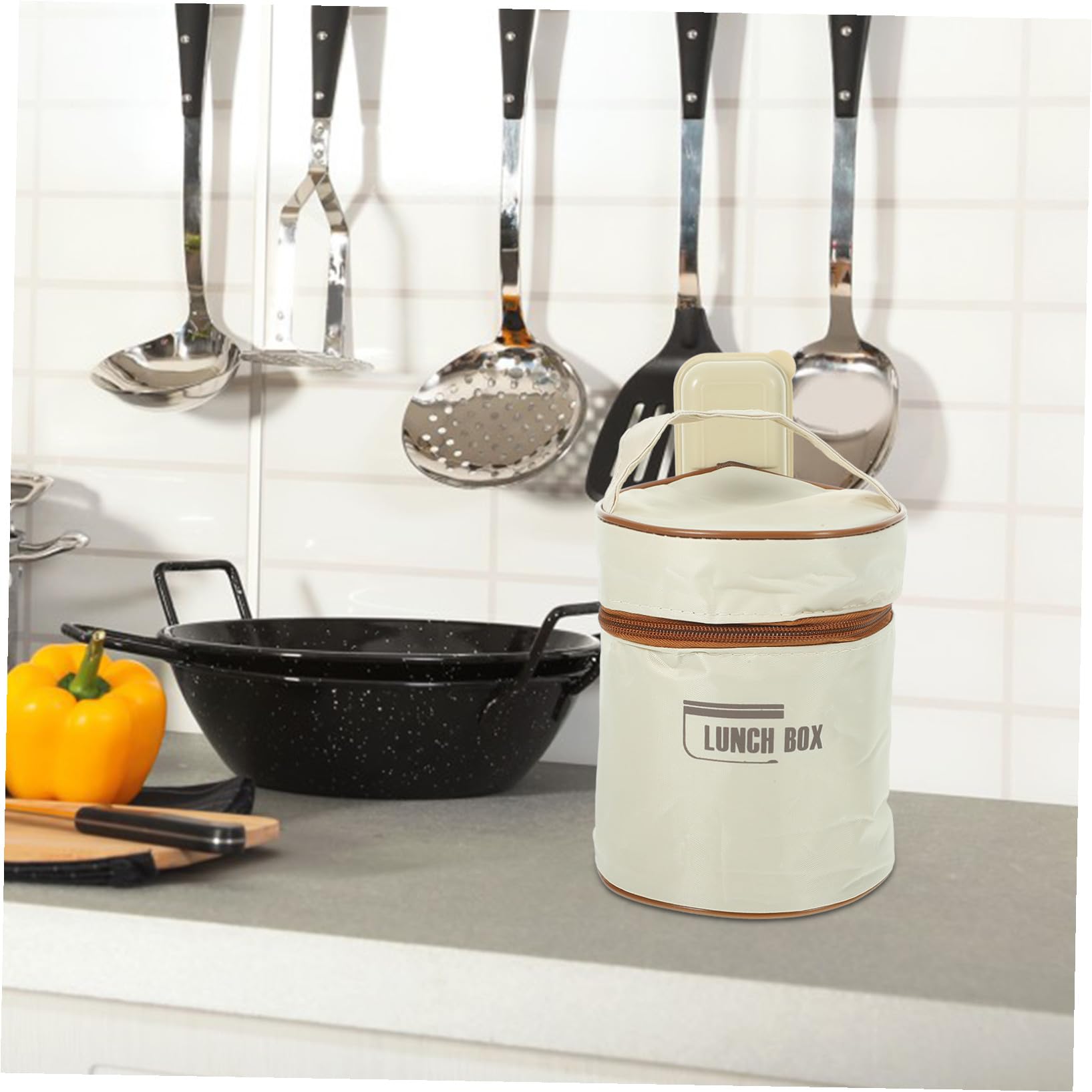 Set 2Pz Contenitori Pranzo in Acciaio Inossidabile Isolati Multiutili Coperchio Differenziato per Alimenti Caldi e Freddi, Bento Box Stackable Scomparti Antifuoriuscita