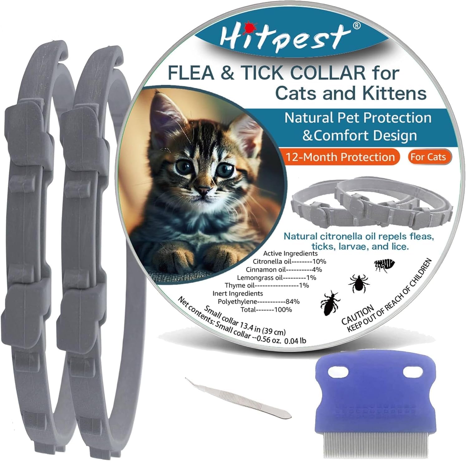 Adams Plus Flea & Tick Collar for Cats Breakaway Collar