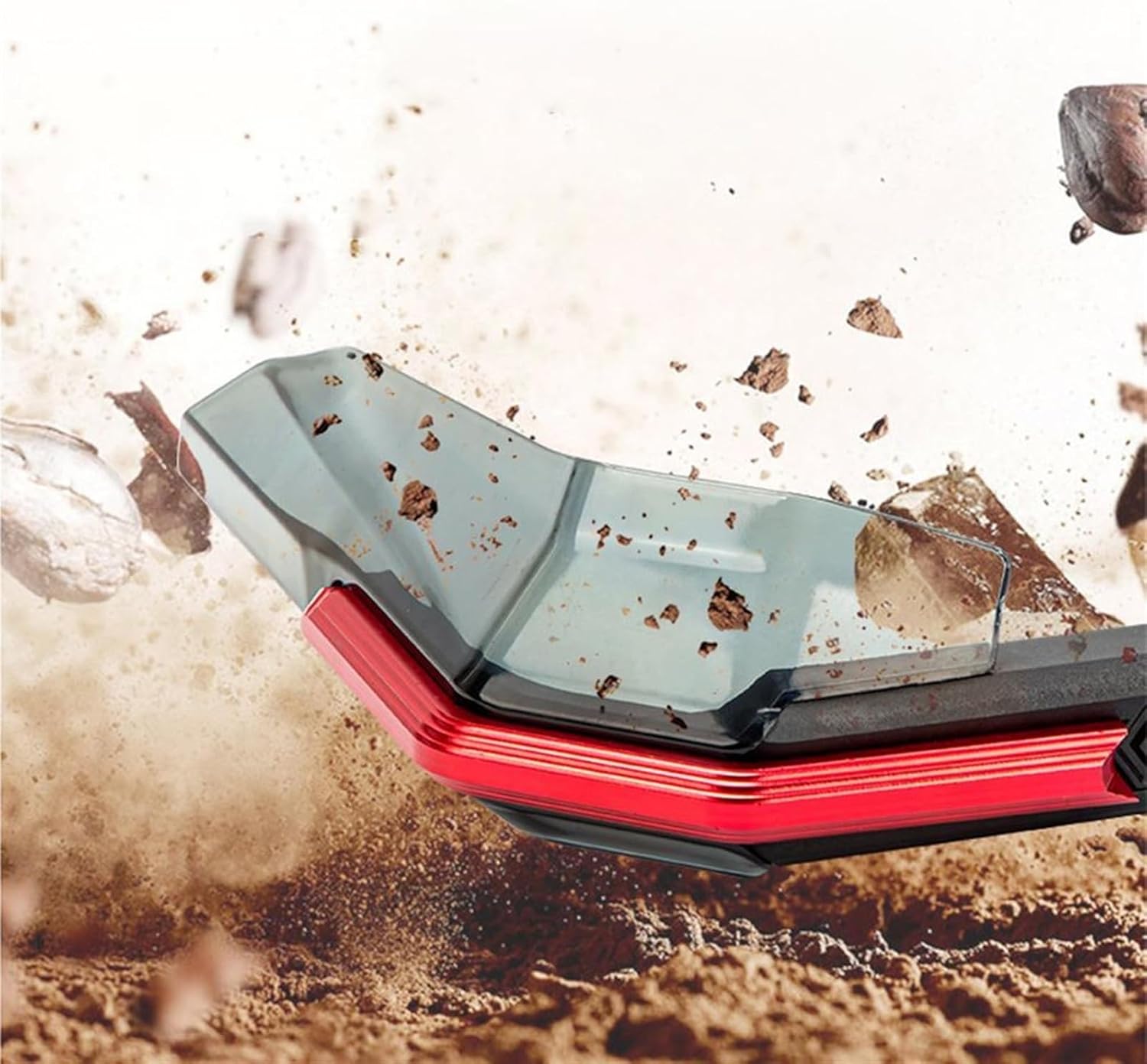 Handguard Motorcycle Hand Guard shield Protector, 2pcs/set Handguard Handle Hand Guard Shield, for Electric Bike Motorcycle Accessory (Color : Rojo, Size : A)