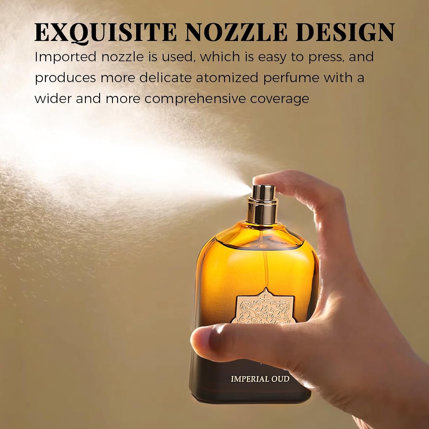 Perfume for Women and Men, Unisex Cologne Long Lasting Eau De Parfum, Agarwood Oud Fragrance, Ideal for Daily Use, Party, Gifts 3.4 Fl oz - Image 3