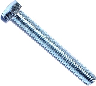 014973244293 Full Thread Hex Tap Bolts, 3/8-16 x 3, Piece-50, zinc