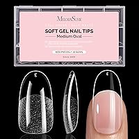Vista 18 de MelodySusie Pegamento de uñas de gel 9 en 1 sin TPO para puntas de uñas postizas, requiere luz UV de larga duración, como capa base, construcción