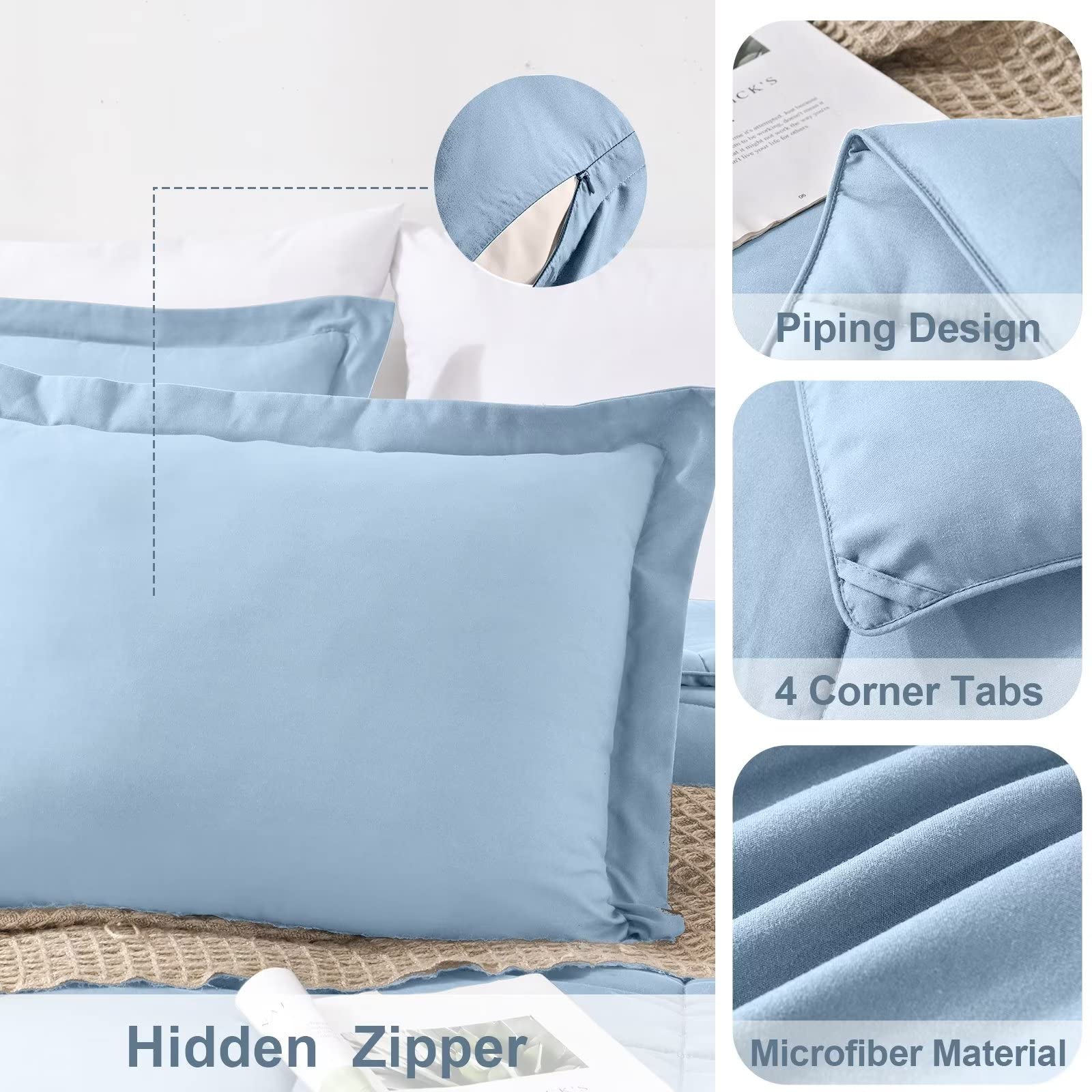 Homelike Moment Piumino Oversize Grigio - Tutte Le Stagioni Leggero
