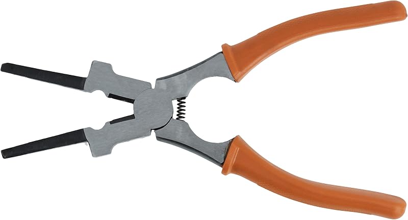 770150 MIG Multi-Function Welding Pliers,Gray With Orange Handle | 12-in-1 MIG welding pliers; nozzle removal, tip install, spatter cleaning; orange grip