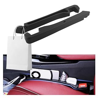 2PCS Upgraded Car Seat Gap Filler Organizer,Versatile Car Gap Filler Organizer with Hooks & Storage Slots Design,Soft Cars Seat Gaps Fillers Strip Cars Accessories Interior - Amazon product rated Grade A